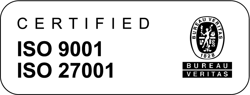 ISO 9001 / ISO 27001 Certified